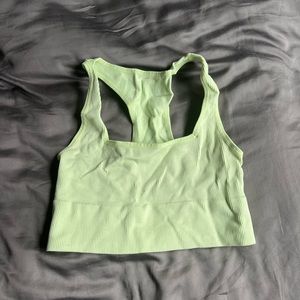 Light Green Square neck top